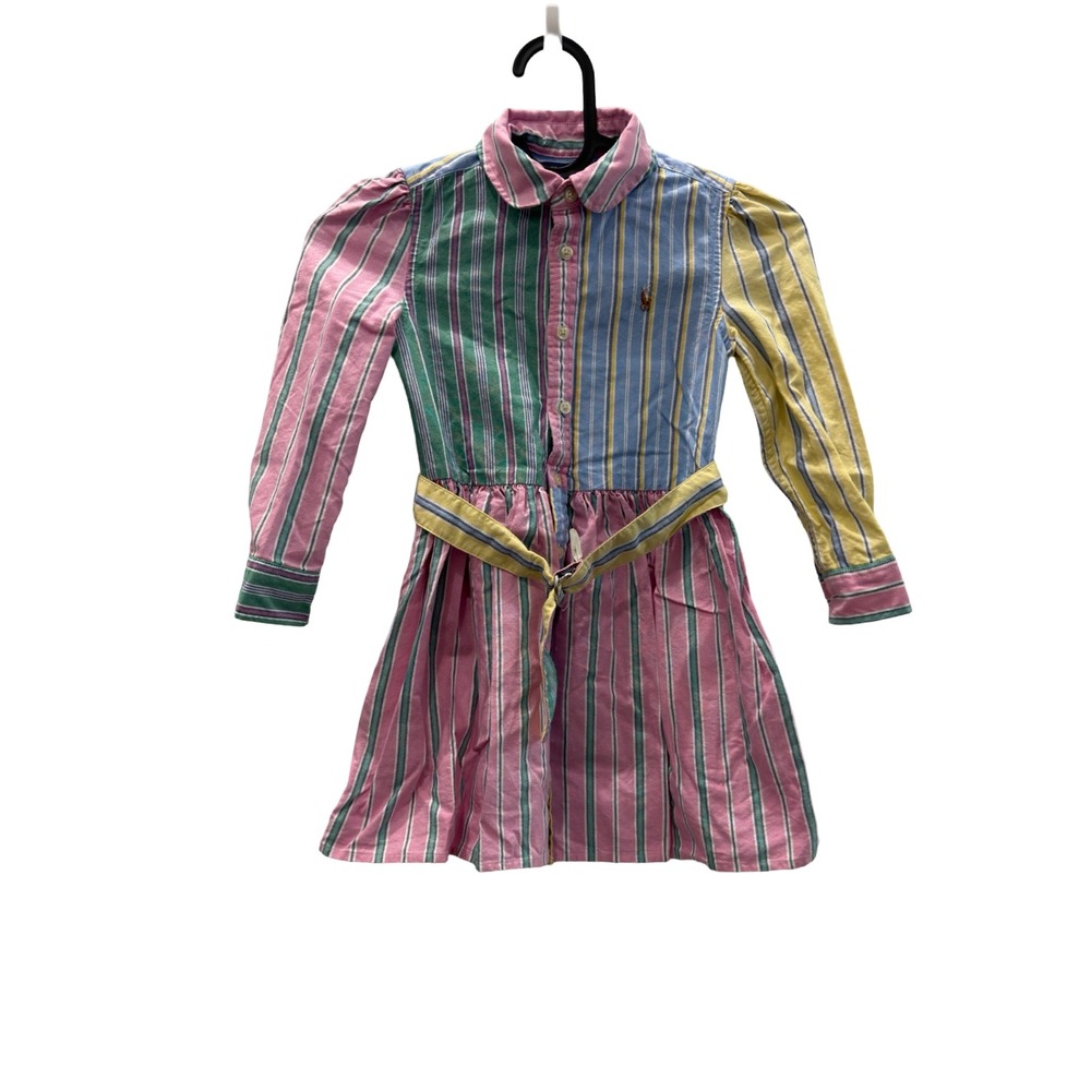 Polo Ralph Lauren Belted Cotton Oxford Fun Shirtdress